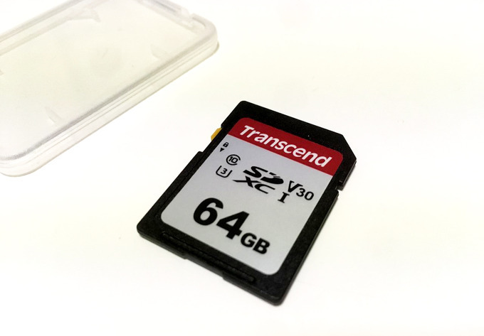 トランセンド64GB SDカードをレビュー